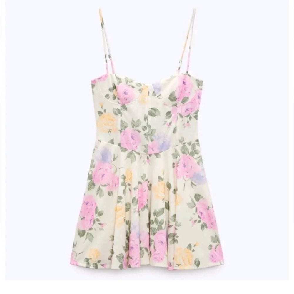 Zara Floral Corset Dress